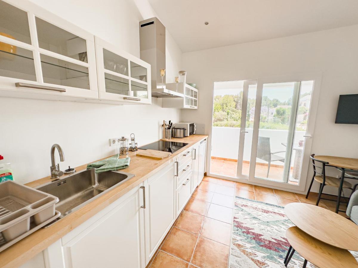 Casa Maria Top Floor Studio Apartment With Swimming Pool Jávea Exterior foto