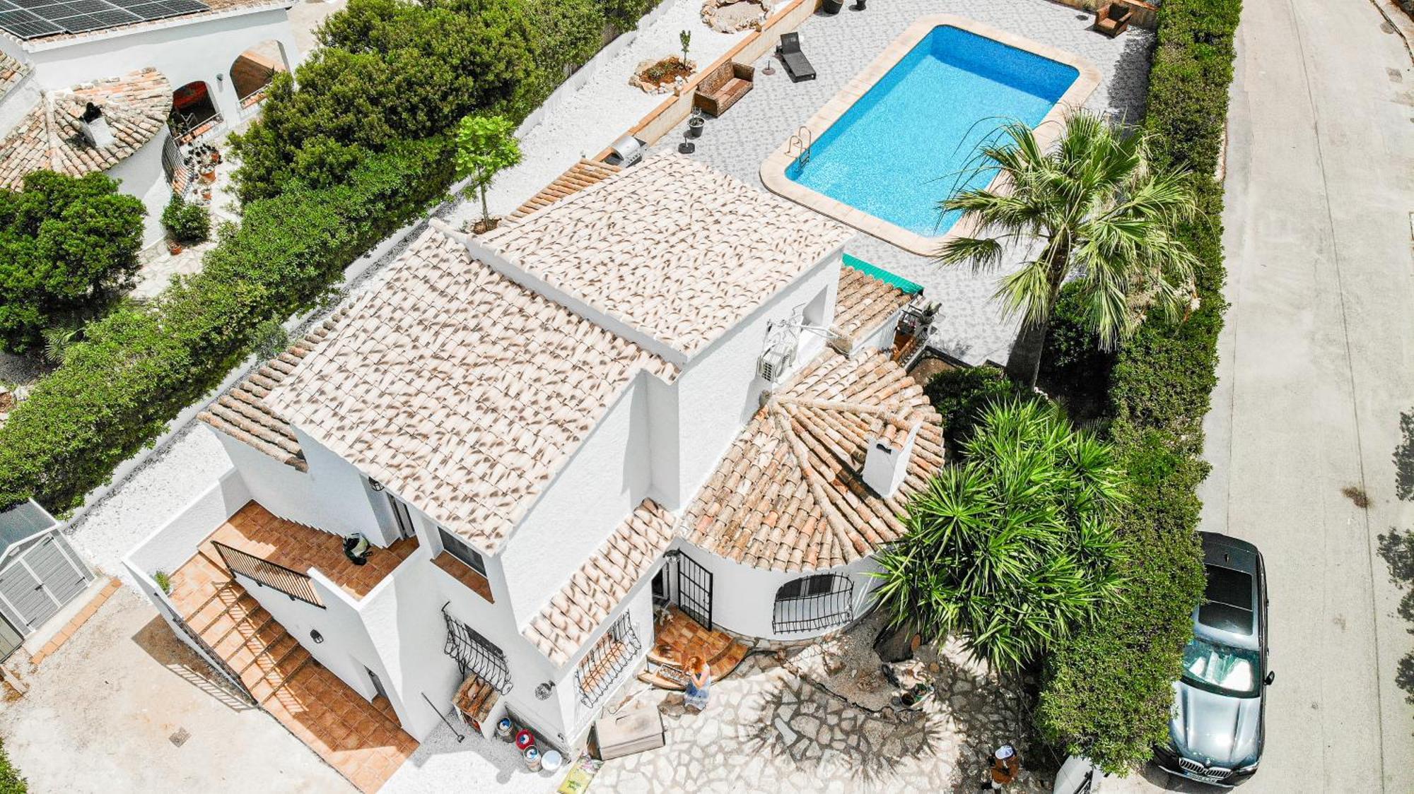 Casa Maria Top Floor Studio Apartment With Swimming Pool Jávea Exterior foto