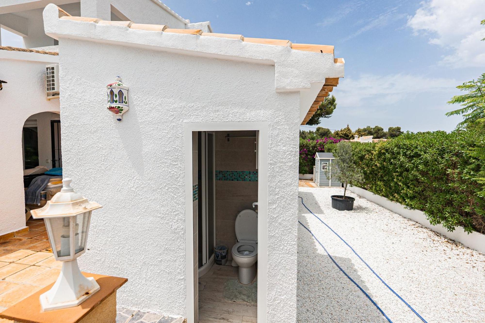 Casa Maria Top Floor Studio Apartment With Swimming Pool Jávea Exterior foto